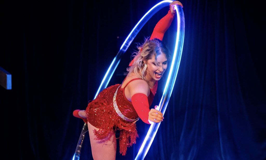 Paramedic and circus performer dismissed strange noises in her ear as stress for three years - then a scan revealed a huge 4cm brain tumour that changed her whole outlook on life.