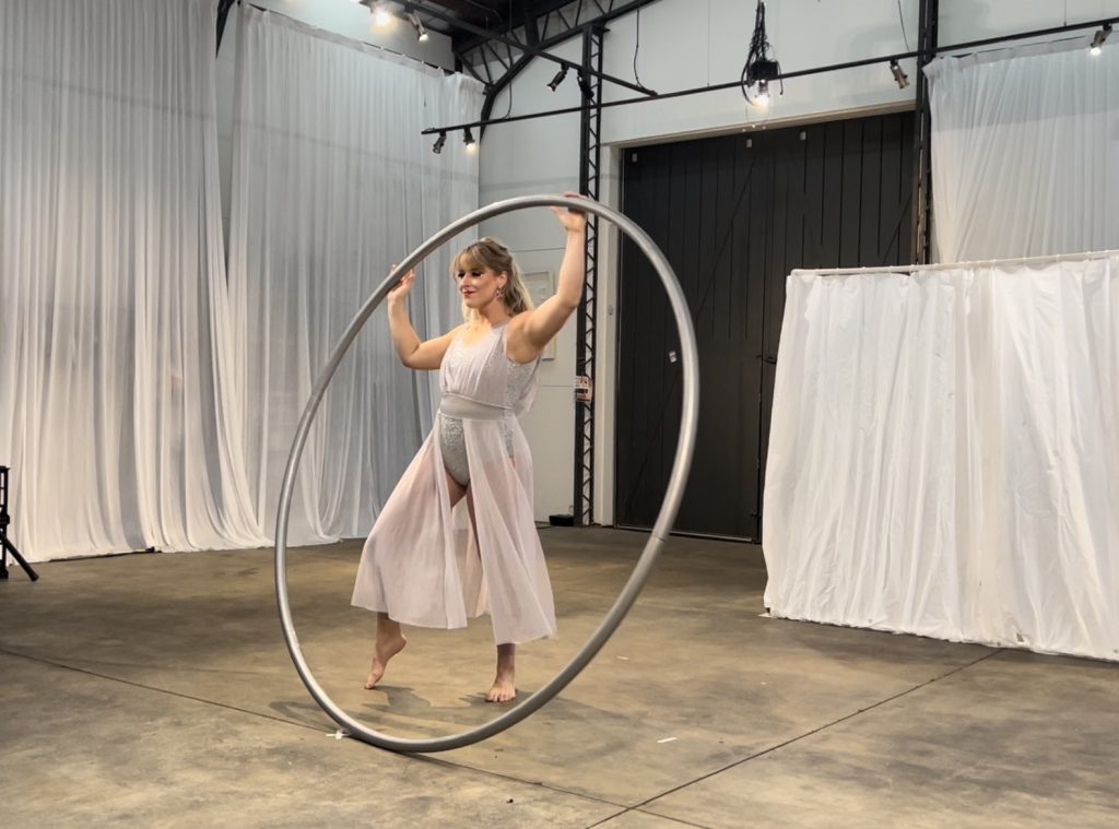 Paramedic and circus performer dismissed strange noises in her ear as stress for three years - then a scan revealed a huge 4cm brain tumour that changed her whole outlook on life.