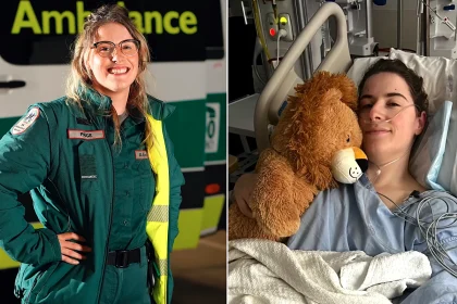 Paramedic and circus performer dismissed strange noises in her ear as stress for three years - then a scan revealed a huge 4cm brain tumour that changed her whole outlook on life.