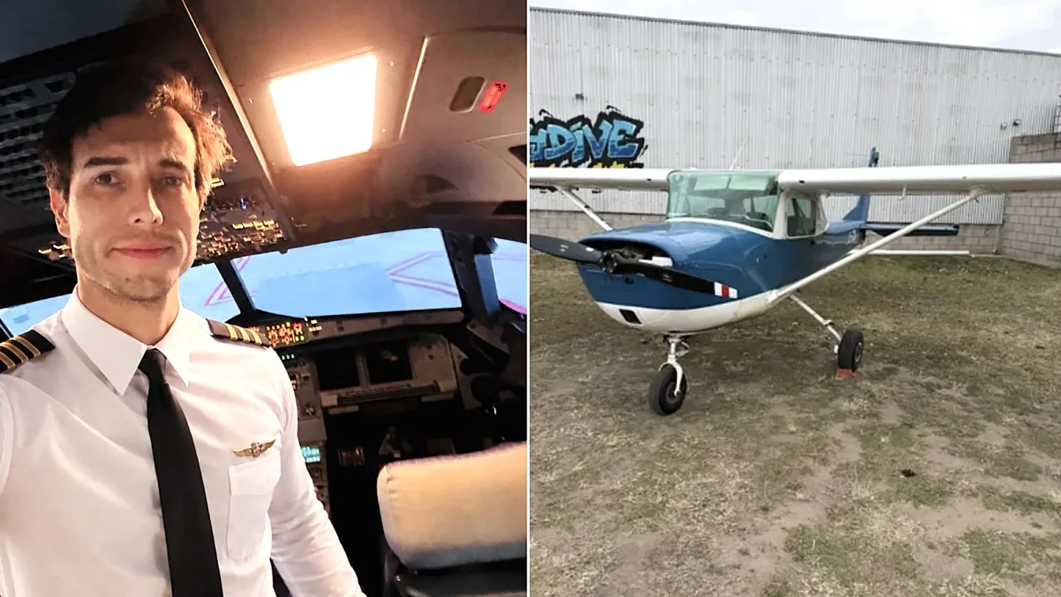 A pilot instructor jumped to his death mid-flight, telling his 22-year-old trainee "you know what you have to do" before she safely landed the plane alone.