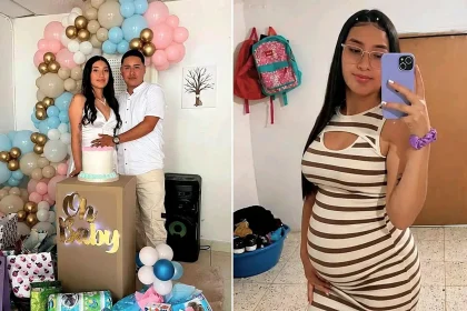 A pregnant mum-to-be was stabbed and dumped on a roadside in Colombia days after a joyful gender reveal - her unborn baby girl also died in the suspected feminicide.