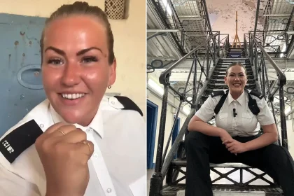 Ex-prison guard Melissa Burgoyne-Cox says HMP Oakwood beat any pub for watching England - inmates are calmer, football shirts are banned and hooch is nearly impossible to brew.