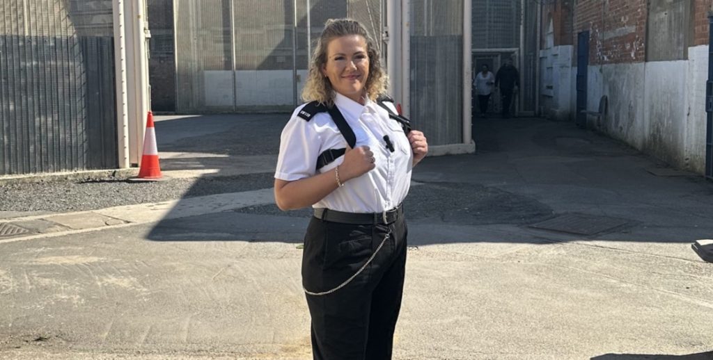 Ex-prison guard Melissa Burgoyne-Cox says HMP Oakwood beat any pub for watching England - inmates are calmer, football shirts are banned and hooch is nearly impossible to brew.