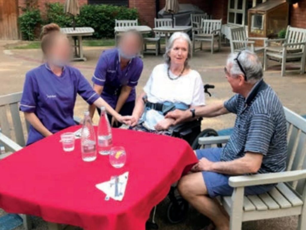 Devoted husband, 73, moves into his wife's care home after her dementia diagnosis, refusing to leave her alone for the nine years until her death.