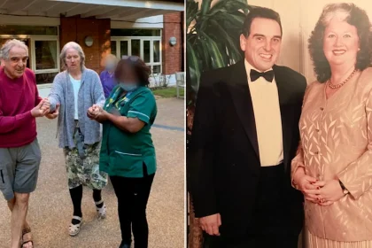 Devoted husband, 73, moves into his wife's care home after her dementia diagnosis, refusing to leave her alone for the nine years until her death.