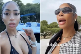 Reality star Tommie Lee, worth £2.2m, blames a "cop's ego" after being arrested for allegedly sneaking into England's quarter-final against Norway in Miami without a ticket.