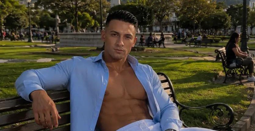 Man arrested in Ecuador for using an AI filter to catfish women as a hunky cop named Shaggy - piling on layers of clothes to bulk up his slim frame when police caught him.