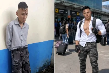 Man arrested in Ecuador for using an AI filter to catfish women as a hunky cop named Shaggy - piling on layers of clothes to bulk up his slim frame when police caught him.