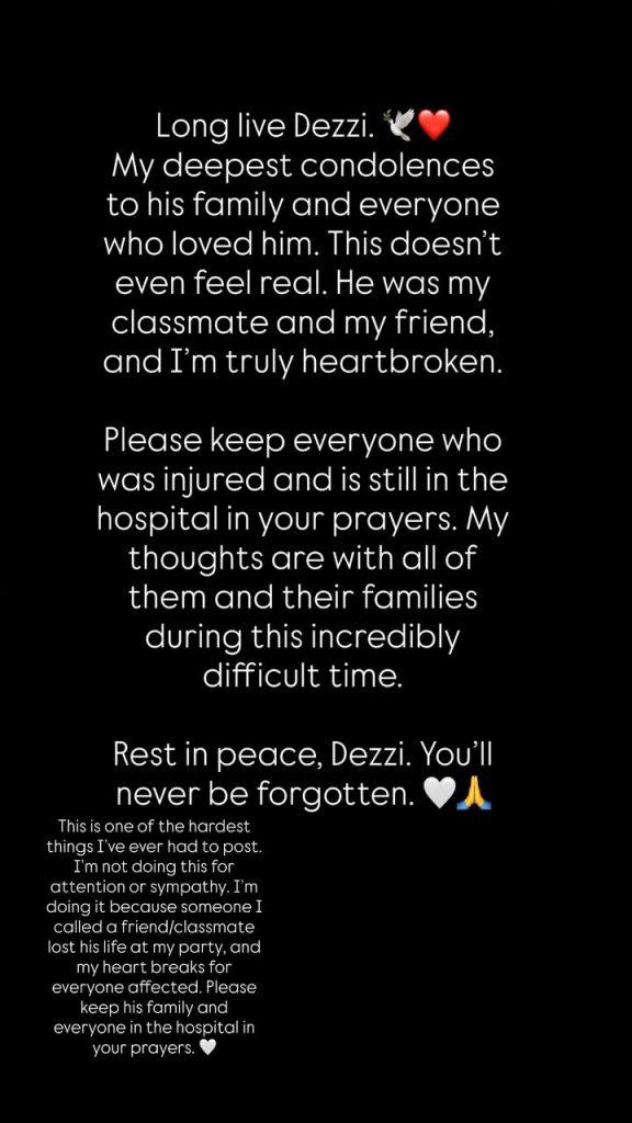 Streamer NateDeBaiits' birthday party descended into chaos when a gunman opened fire on around 300 people near Morgan Hill, California - killing an 18-year-old and injuring six.