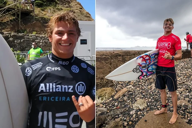 Team England surfer Arran Strong, 27, feared dead after vanishing during a paddleboard challenge off the coast of Portugal - his board was found drifting 100 metres away.