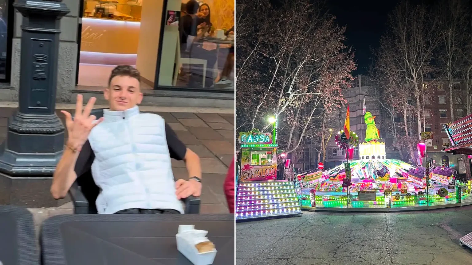 A 15-year-old boy has been electrocuted to death after playing barefoot on a fairground kick-power machine in Italy - the safety switch reportedly failed to trip.