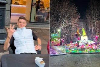 A 15-year-old boy has been electrocuted to death after playing barefoot on a fairground kick-power machine in Italy - the safety switch reportedly failed to trip.