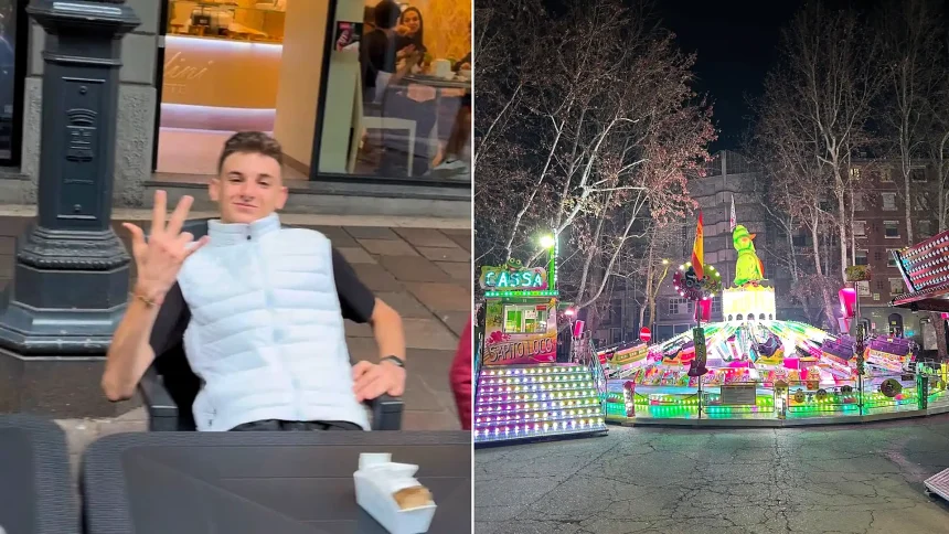 A 15-year-old boy has been electrocuted to death after playing barefoot on a fairground kick-power machine in Italy - the safety switch reportedly failed to trip.
