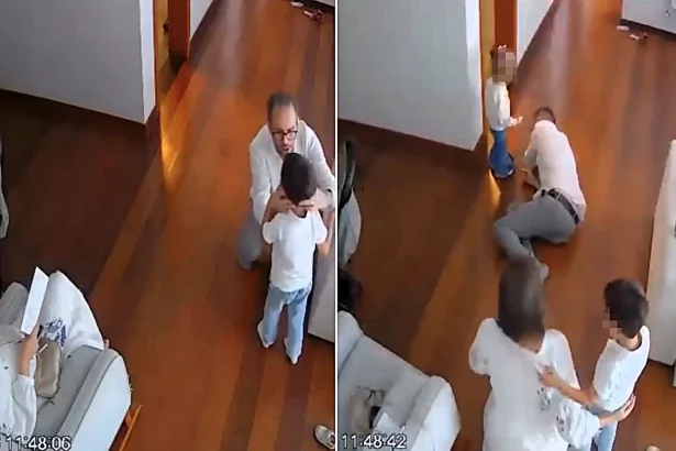 Doctor shares the terrifying moment he saved his choking toddler after the boy swallowed a polystyrene ball, urging all parents to learn life-saving techniques.