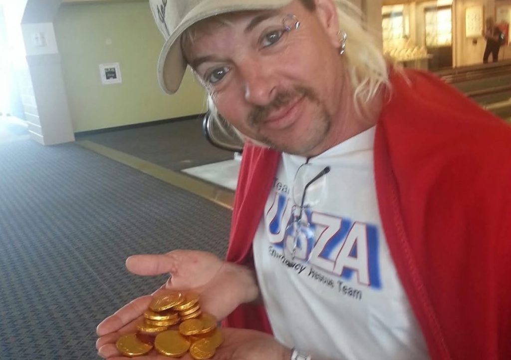 "Tiger King" Joe Exotic is selling his entire music catalogue for £37,000 to pay his attorney bill - including his viral Carole Baskin diss track "Here Kitty Kitty".