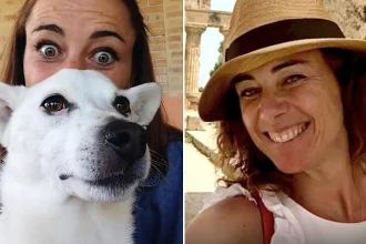 Experienced sailor Eleonora Guareschi, 52, died in her partner's arms after suffering a catastrophic head injury during a yacht trip near a Greek island.