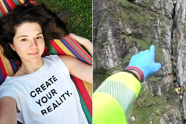 Experienced climber and dentist Antonia Mihailescu, 36, plunges 40 feet to her death in Romania's Bucegi Mountains after a safety anchor gave way, sending four climbers falling.
