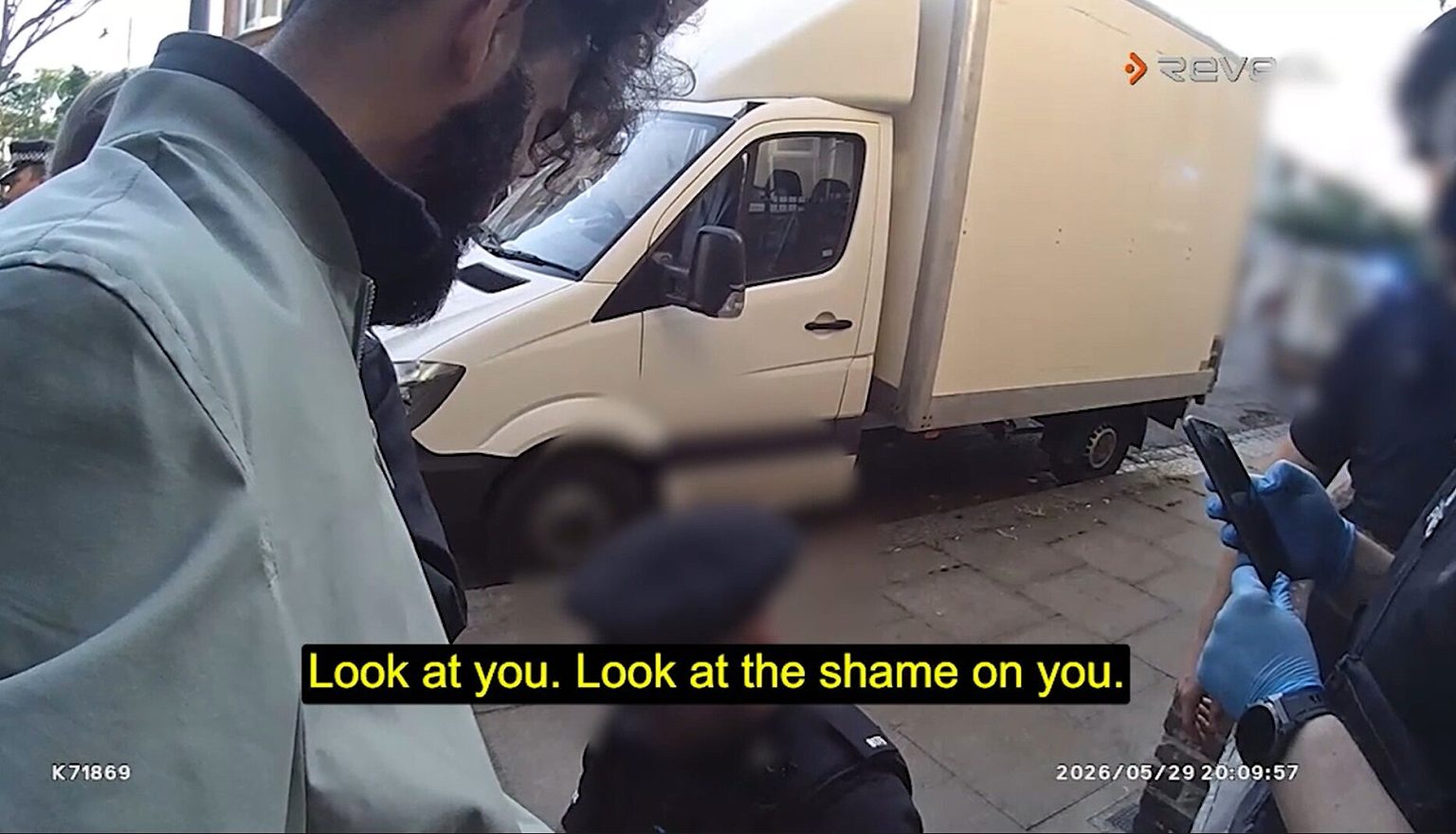 Convicted sex offender Mansoor Ahmed threatened to "stab and run over" police and throw acid on an officer's face during a 14-minute rant - he's now been jailed for six months.