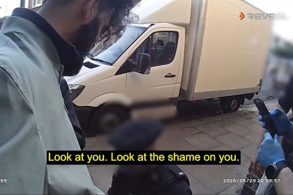 Convicted sex offender Mansoor Ahmed threatened to "stab and run over" police and throw acid on an officer's face during a 14-minute rant - he's now been jailed for six months.