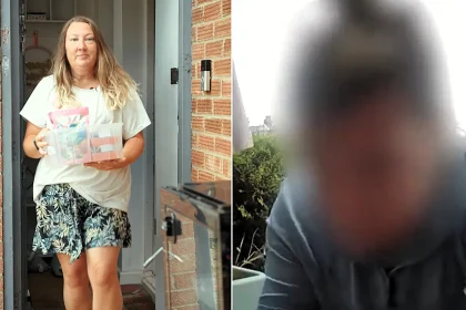 A sweet shop owner caught a thief stuffing £30 of treats into a bag before leaving just 7p in her honesty box - and tracked the woman down within an hour to pay up.