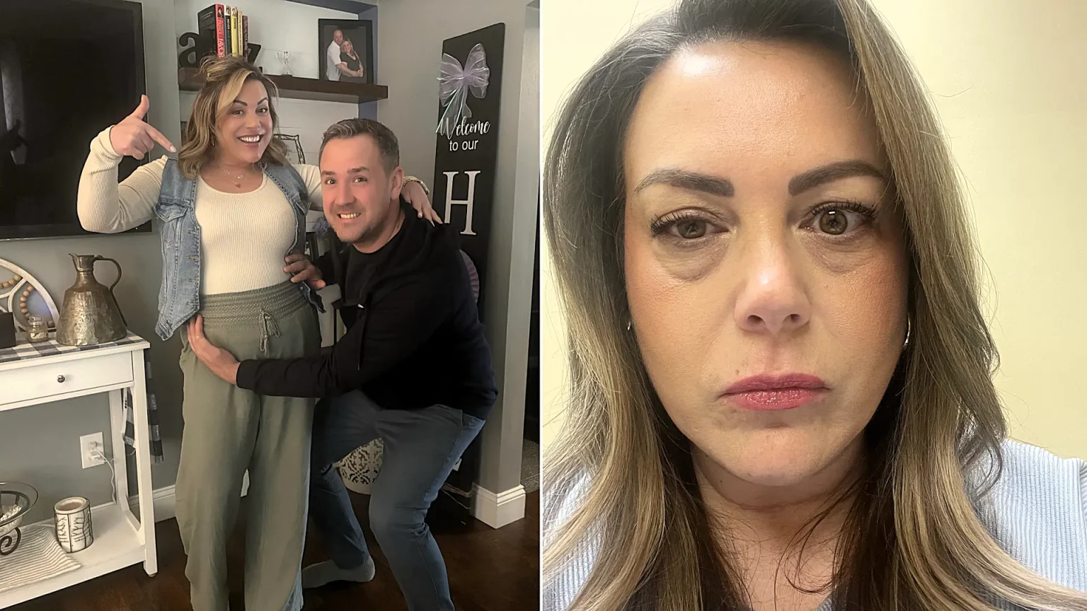 Woman who feared her body was shutting down after Hashimoto's and Graves' disease diagnoses is now expecting a surprise miracle baby in her forties.