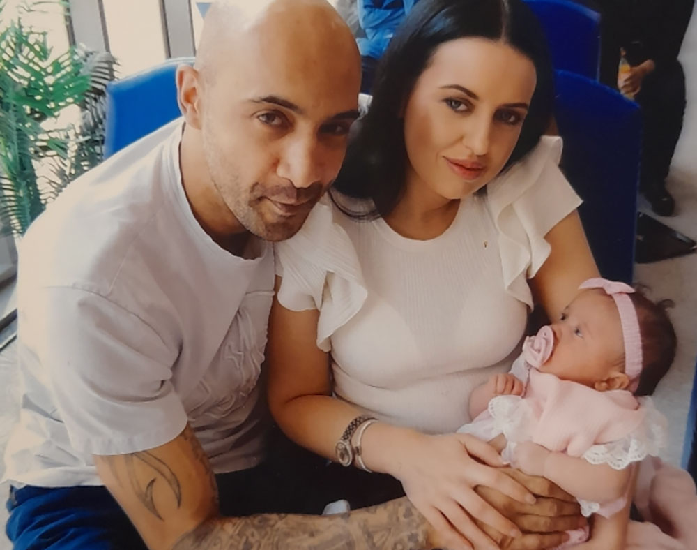Mum falls pregnant during a rare unsupervised prison visit with her jailed partner, insisting their bond has only grown stronger despite him serving a 10-year sentence.