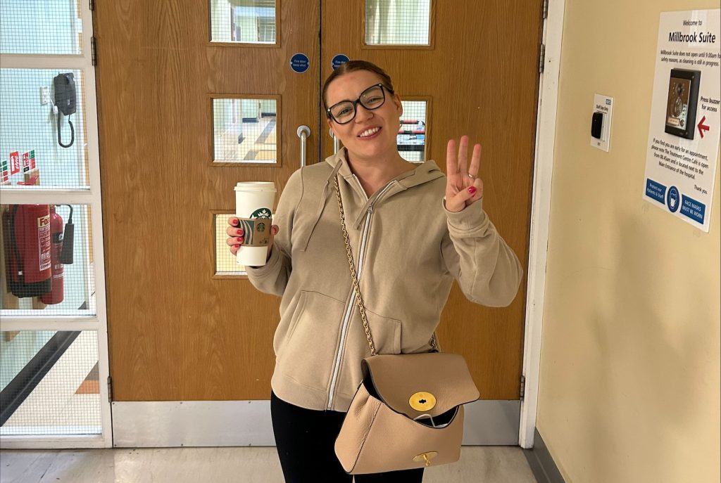 Mum given three years to live with stage four breast cancer defies her prognosis, declared cancer free and gets to see her son start school after all.