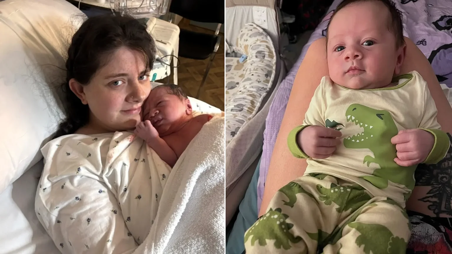 Heartbroken mum tells how her 'perfectly healthy' baby son died from SIDS just one day after a nurse confirmed he was 'thriving' at his three-month check - with no warning at all.