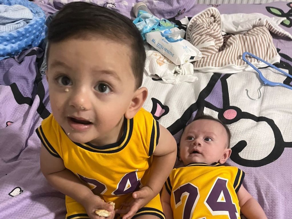 Heartbroken mum tells how her 'perfectly healthy' baby son died from SIDS just one day after a nurse confirmed he was 'thriving' at his three-month check - with no warning at all.