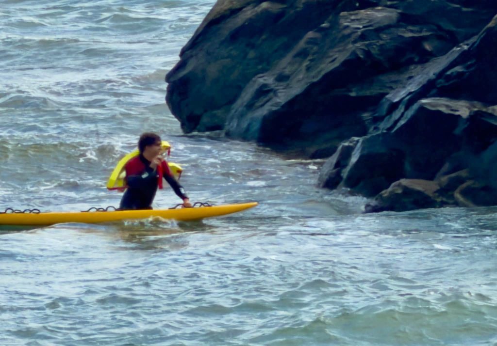 Five Bank Holiday tourists had to be winched to safety by helicopter after ignoring the incoming tide at Cornwall's Chapel Rock - branded "completely reckless" by a witness.