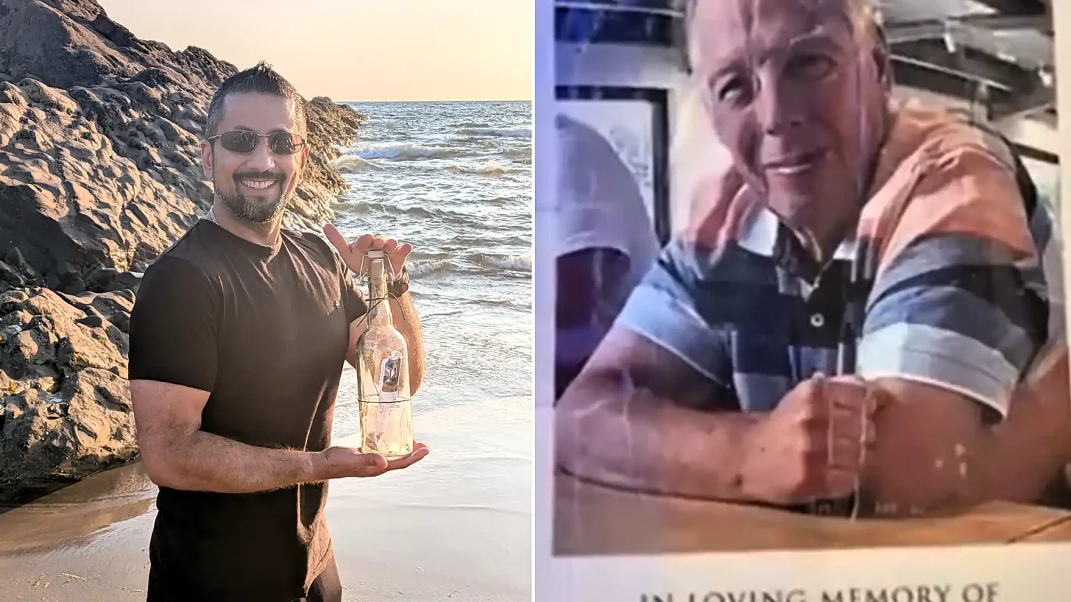 A British influencer discovered a "heartbreaking" message in a bottle linked to a man who died five years earlier - before using social media to find his daughter.