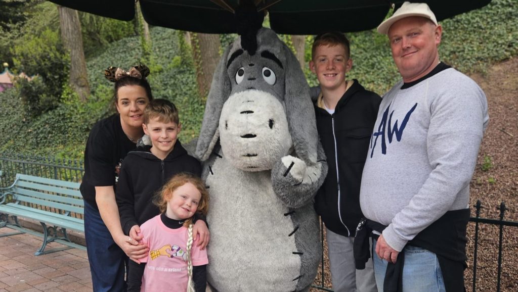 A routine eye test led to five-year-old Phoebe Carpenter being diagnosed with a brain tumour just 12 hours later, after months of being dismissed as migraines.