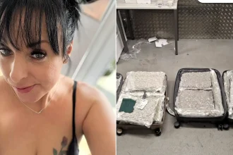 Amy Jayne Durban was caught with 51.2kg of Thai cannabis worth £512,000 in her suitcases at Heathrow after flying home from Bangkok - the Devon mum has pleaded guilty.