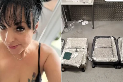Amy Jayne Durban was caught with 51.2kg of Thai cannabis worth £512,000 in her suitcases at Heathrow after flying home from Bangkok - the Devon mum has pleaded guilty.