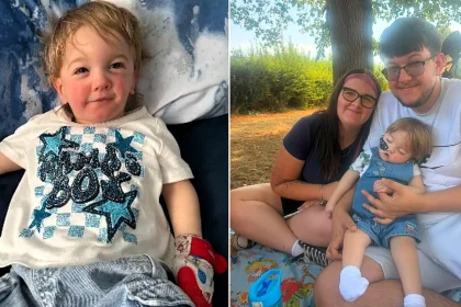 British toddler with the 'biggest grin' dies aged one after a lifelong fight with a rare brain condition - his heartbroken parents pay tribute.