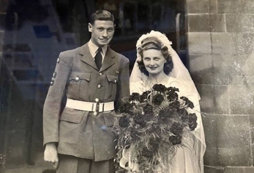 Ray and Win Booth, aged 102 and 101, celebrated 80 years of marriage with a care home lounge named in their honour - after a wartime pen pal romance that began with a handful of jelly.