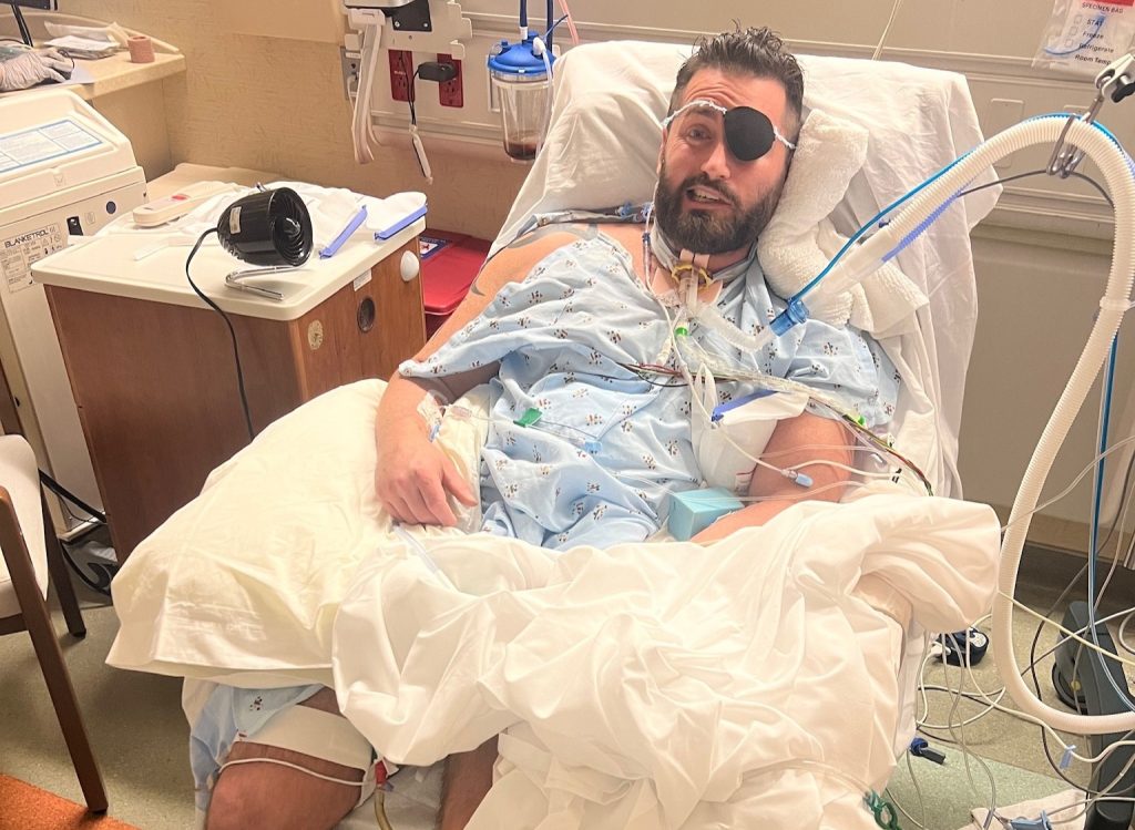 Gym boss, 38, suffered multiple strokes after a torn artery linked to neck cracking - he choked at dinner, lost his vision and spent 24 days in intensive care.