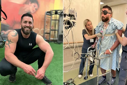 Gym boss, 38, suffered multiple strokes after a torn artery linked to neck cracking - he choked at dinner, lost his vision and spent 24 days in intensive care.
