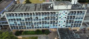 Urban explorers have described an eerie abandoned college as like an apocalyptic film, with chemicals still in classrooms and a radiation warning sign left behind.