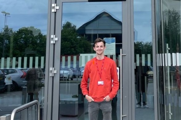 Family pay tribute to their 'beautiful son' Georgie Buxton, 23, who died after an explosion inside a plane fuel tank at Heathrow left him with a brain injury.