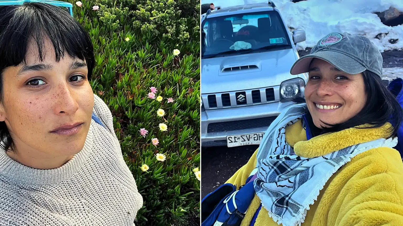 A filmmaker has died after being hit by a car while getting her beloved dog out of danger in the road - the driver allegedly fled the scene.