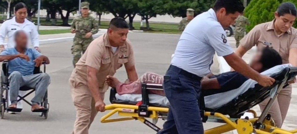Two fishermen have been found alive inside a cool box more than 150 miles out to sea - after spending five days adrift in the Pacific Ocean.