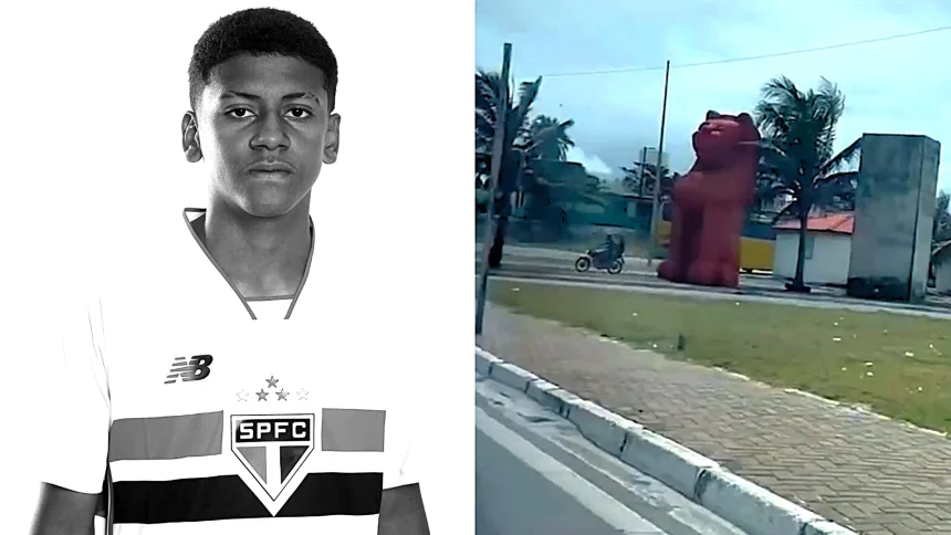 A 15-year-old footballer and former Sao Paulo youth player was shot dead "by mistake" moments after playing in an amateur match in Maceio, Brazil.
