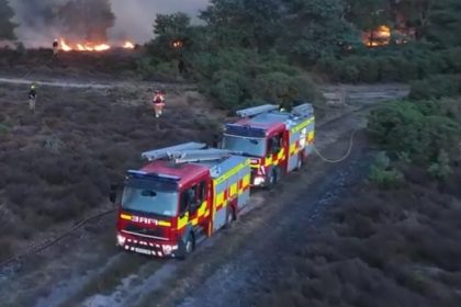 Heartbroken National Trust staff have been left reeling after a devastating wildfire ripped through Dunwich Heath in Suffolk, scarring it beyond recognition.