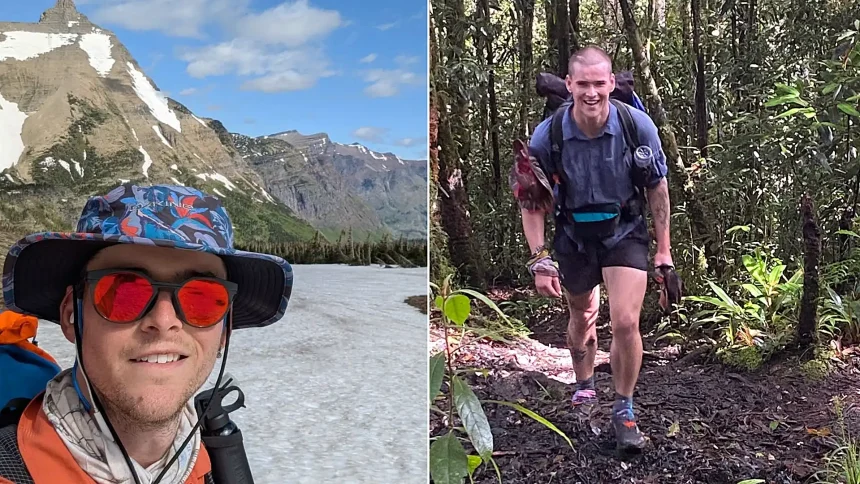 Australian hiker Will Standish sent his family a mysterious satellite check-in with no message during a 3,100-mile trek - days later his body was found below a ridge.