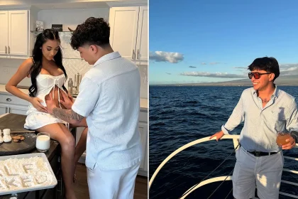 A social media influencer has been arrested on suspicion of attempted murder just weeks after welcoming a baby with a model, held on $1million bail.