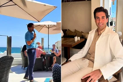 Reality TV star James Argent has been spotted singing at a TOWIE co-star's bar in Malaga following his domestic violence sentence, leaving Brits stunned.