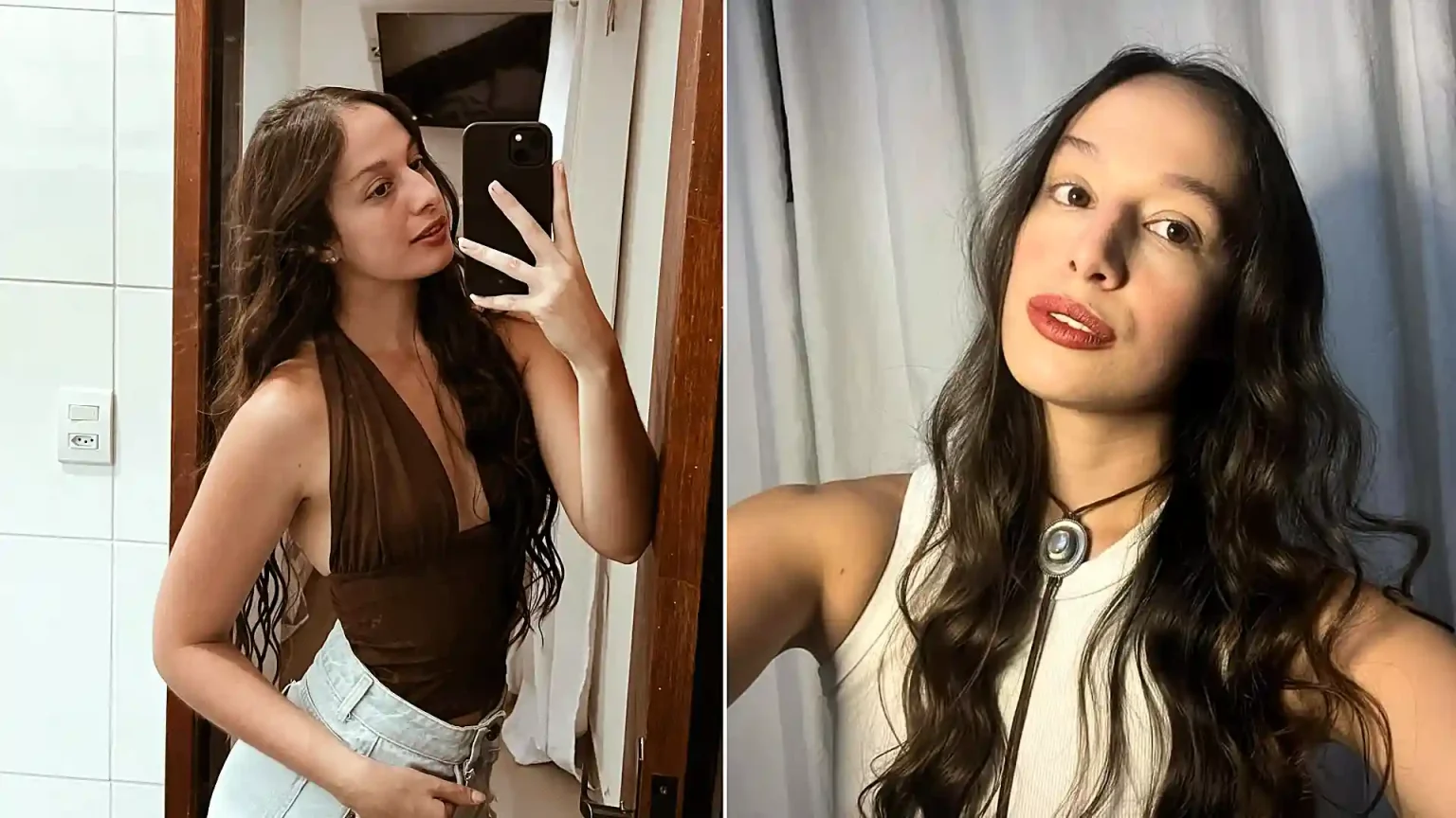 A law student, 23, was shot dead in a square, allegedly by her footballer ex-boyfriend who then wrote her name in blood on his bathroom mirror.