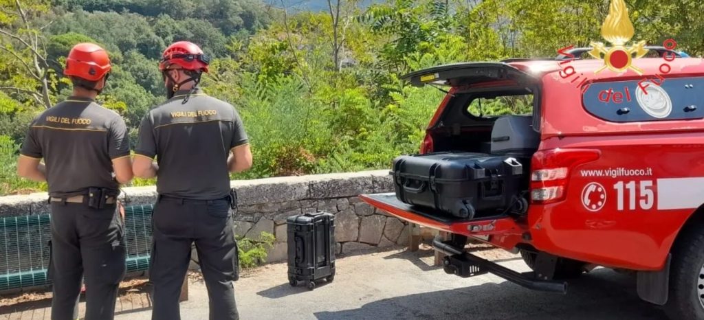 Two lawyers have vanished after their ultralight plane disappeared minutes into a flight - with a chilling photo of Stromboli among their last known contacts.