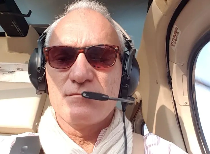 Two lawyers have vanished after their ultralight plane disappeared minutes into a flight - with a chilling photo of Stromboli among their last known contacts.